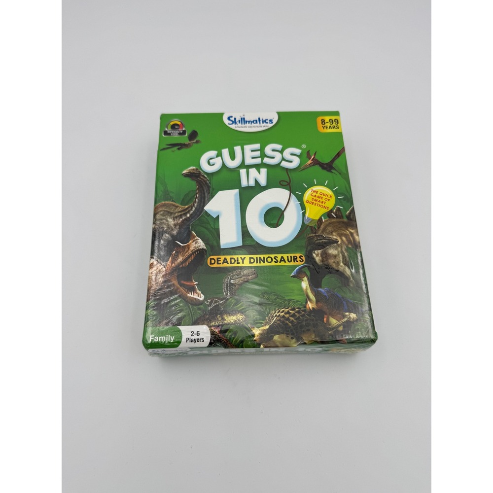 Skillmatics Card Game Kids Unisex OS Green Deadly Dinosaurs Educational Fun Gift